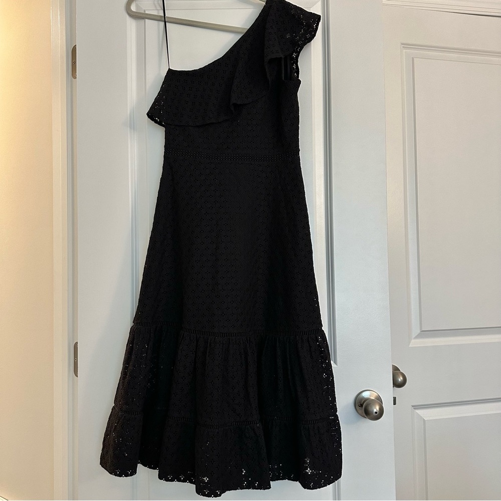 Banana Republic - Black One Shoulder Dress Size 2